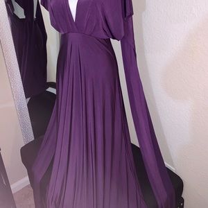 Long Jersey Style-Your-Way 2 Tie Bridesmaid Dress